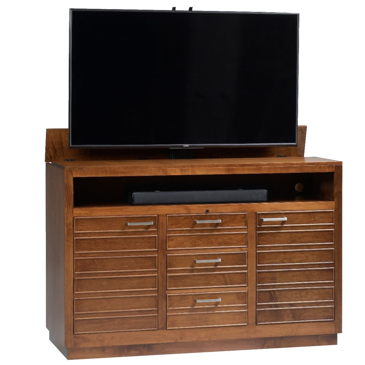 Inc Princeton Solid Wood TV Stand for TVs up to 75