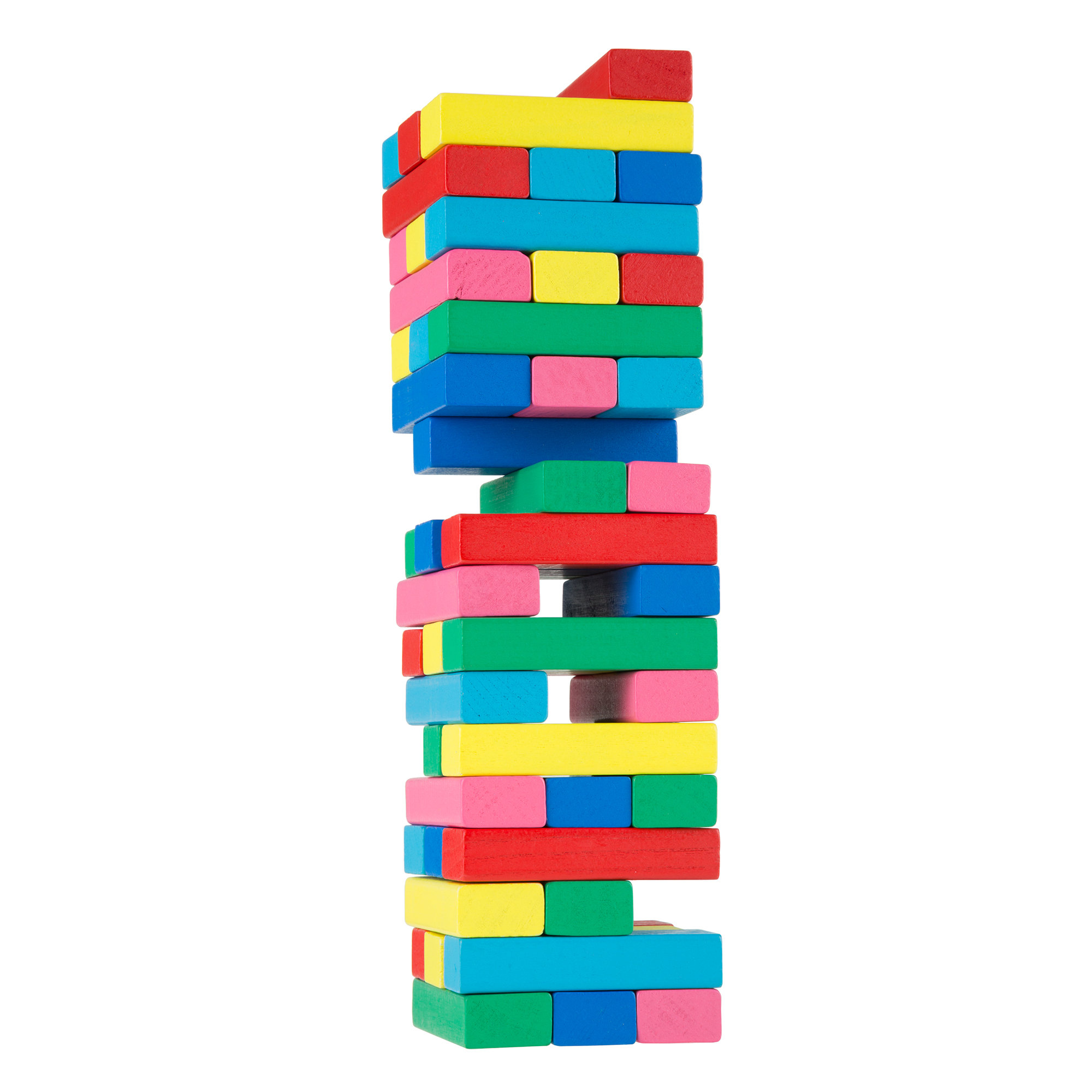 Hey! Play! Colored Wooden Blocks Stacking Game & Reviews Wayfair