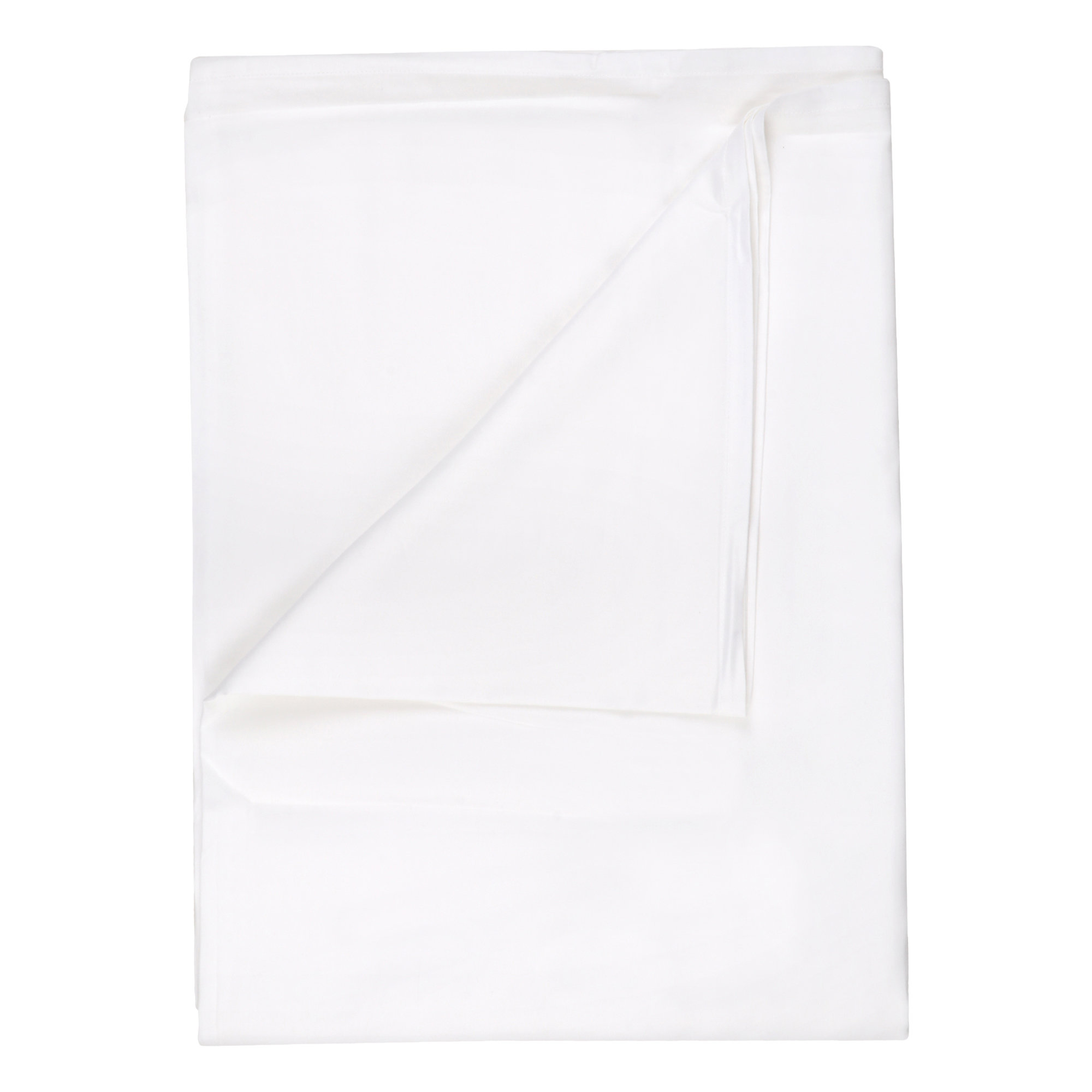 A1 Home Collections LLC 300 Thread Count 100 Cotton Percale Flat Sheet