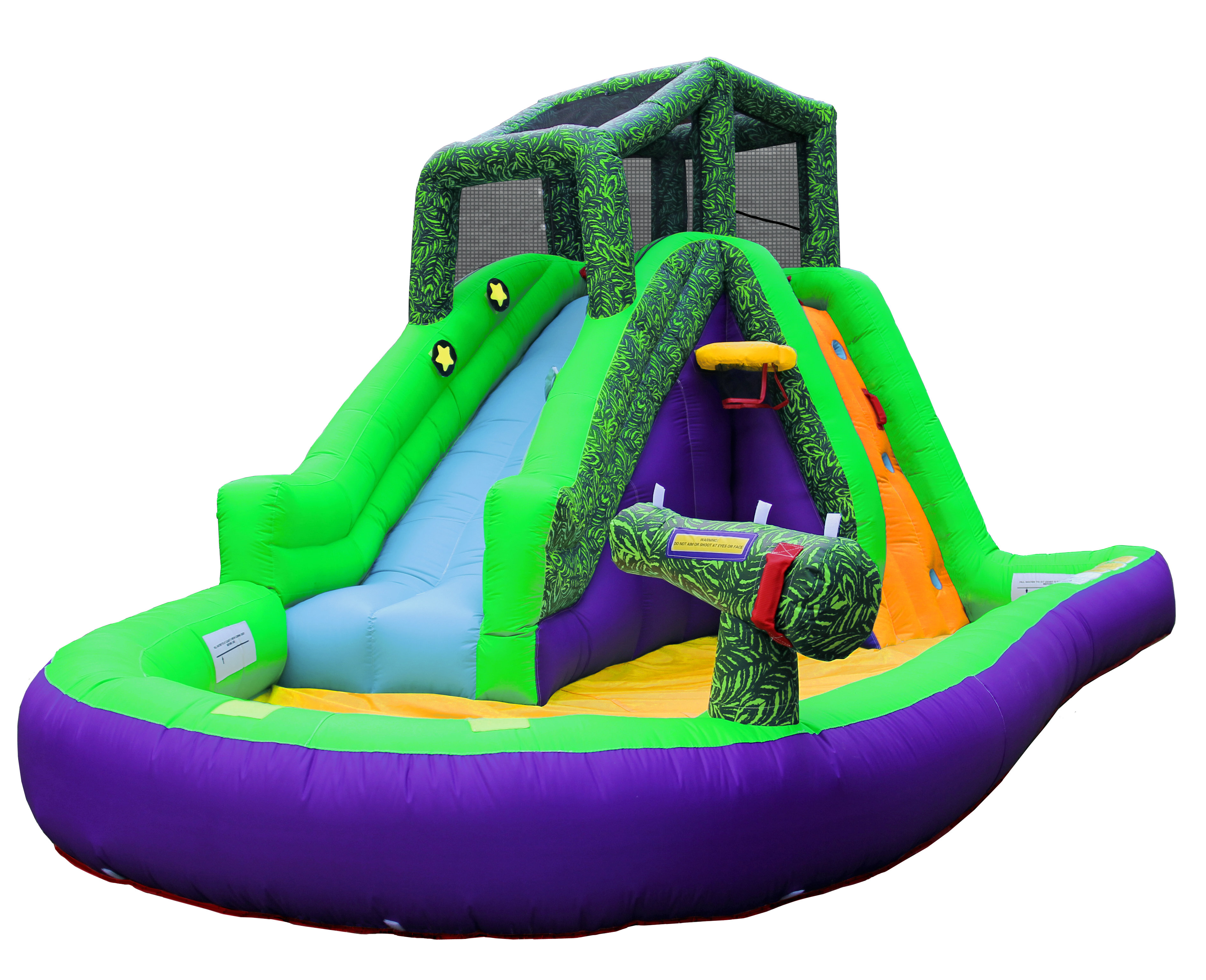 WonderBounz Inflatable Safari Splash Bounce House & Reviews Wayfair
