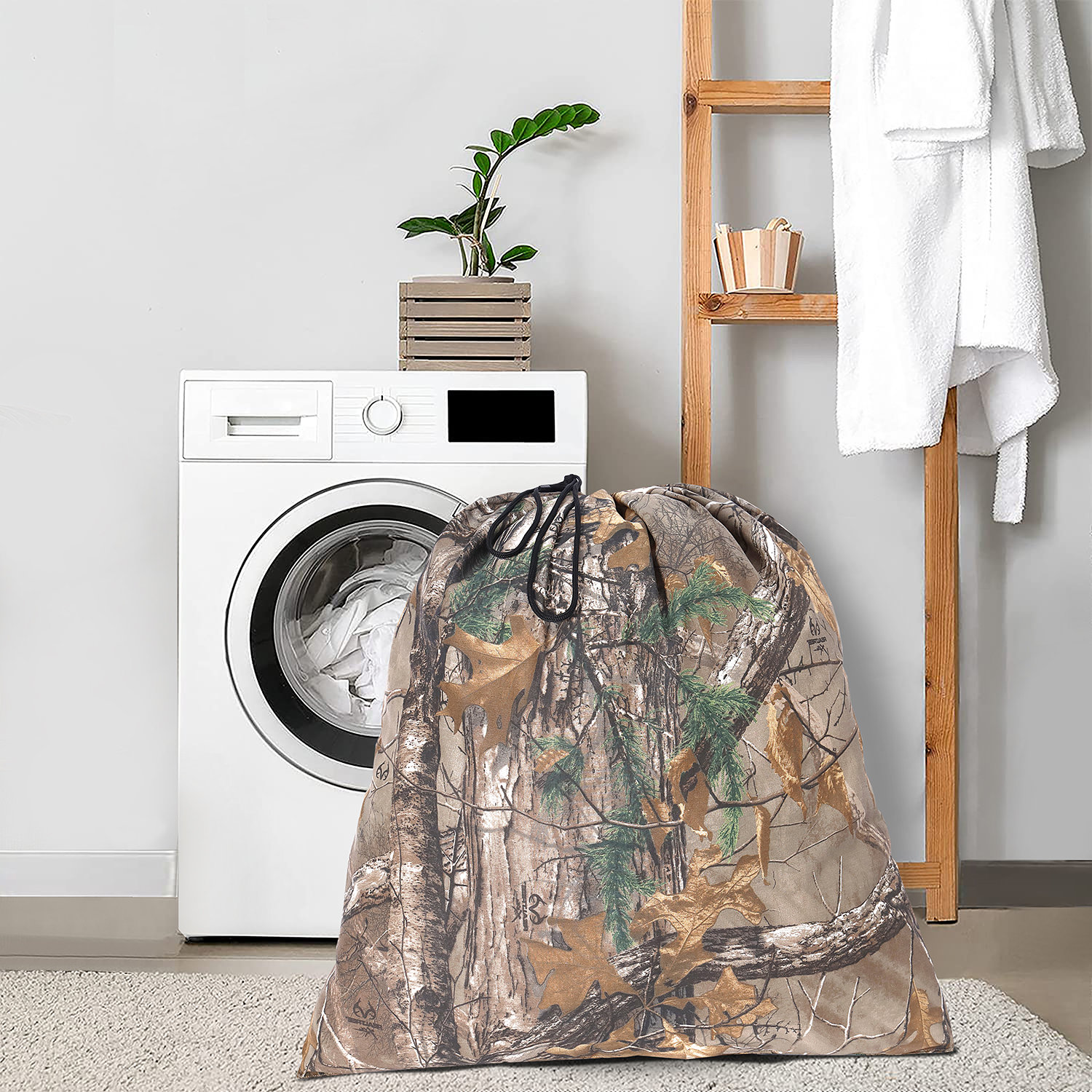 Realtree Xtra 100 Polycotton camouflage & Hunting Camo Laundry Bag 25