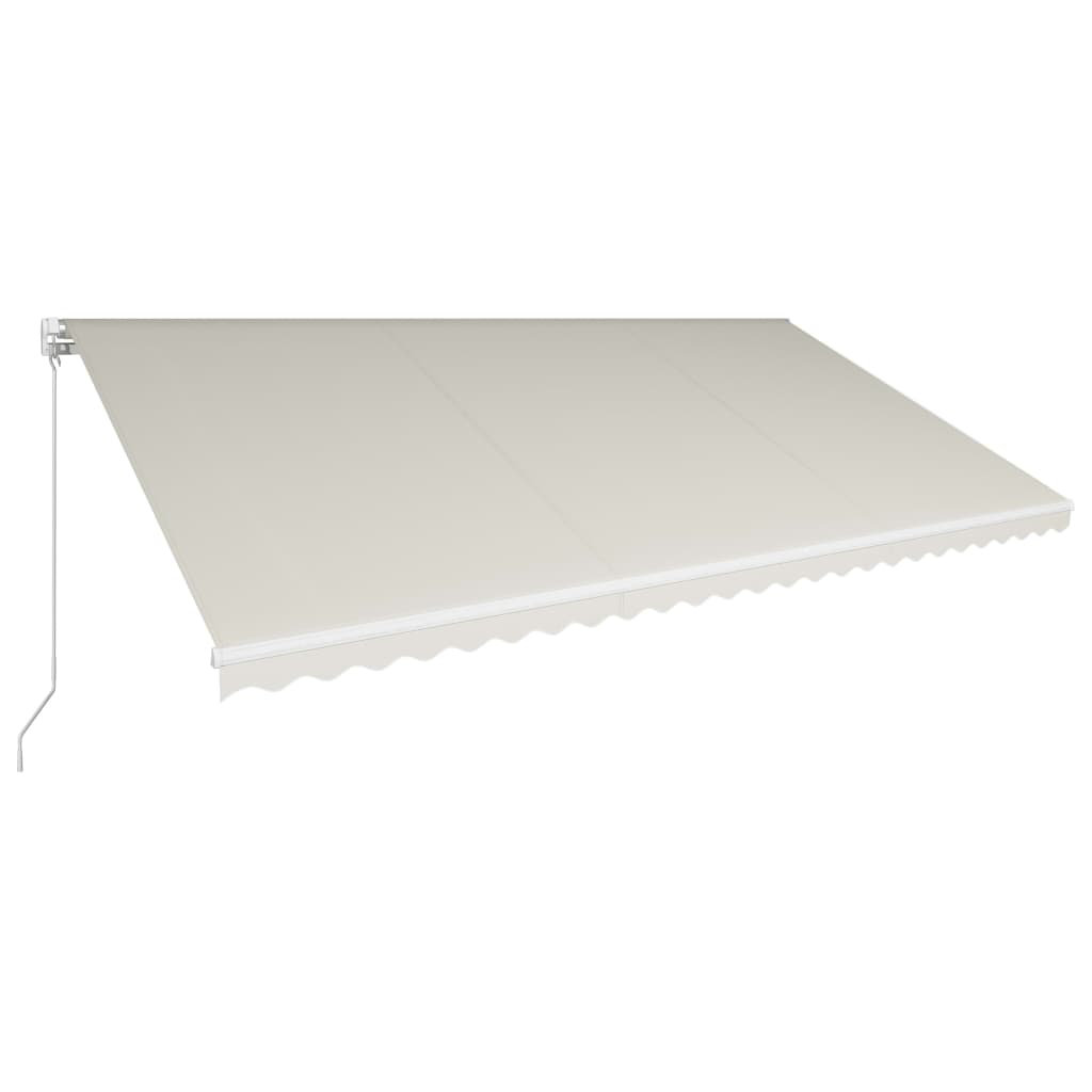 Garten Living 600 cm B x 300 cm T Ausfahrbare Markise Ozdemir Farbe: Creme