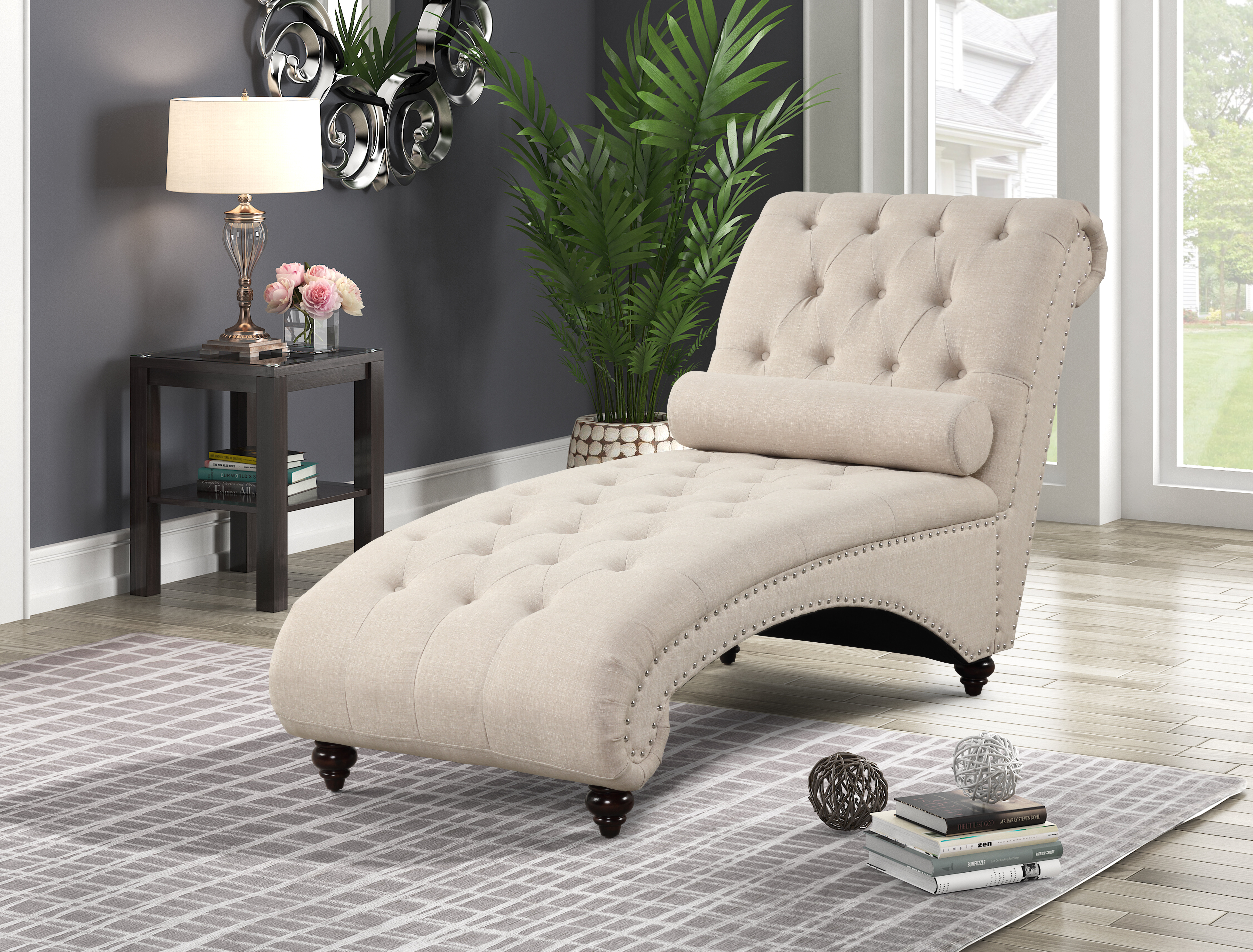 Fenton Upholstered Chaise Lounge