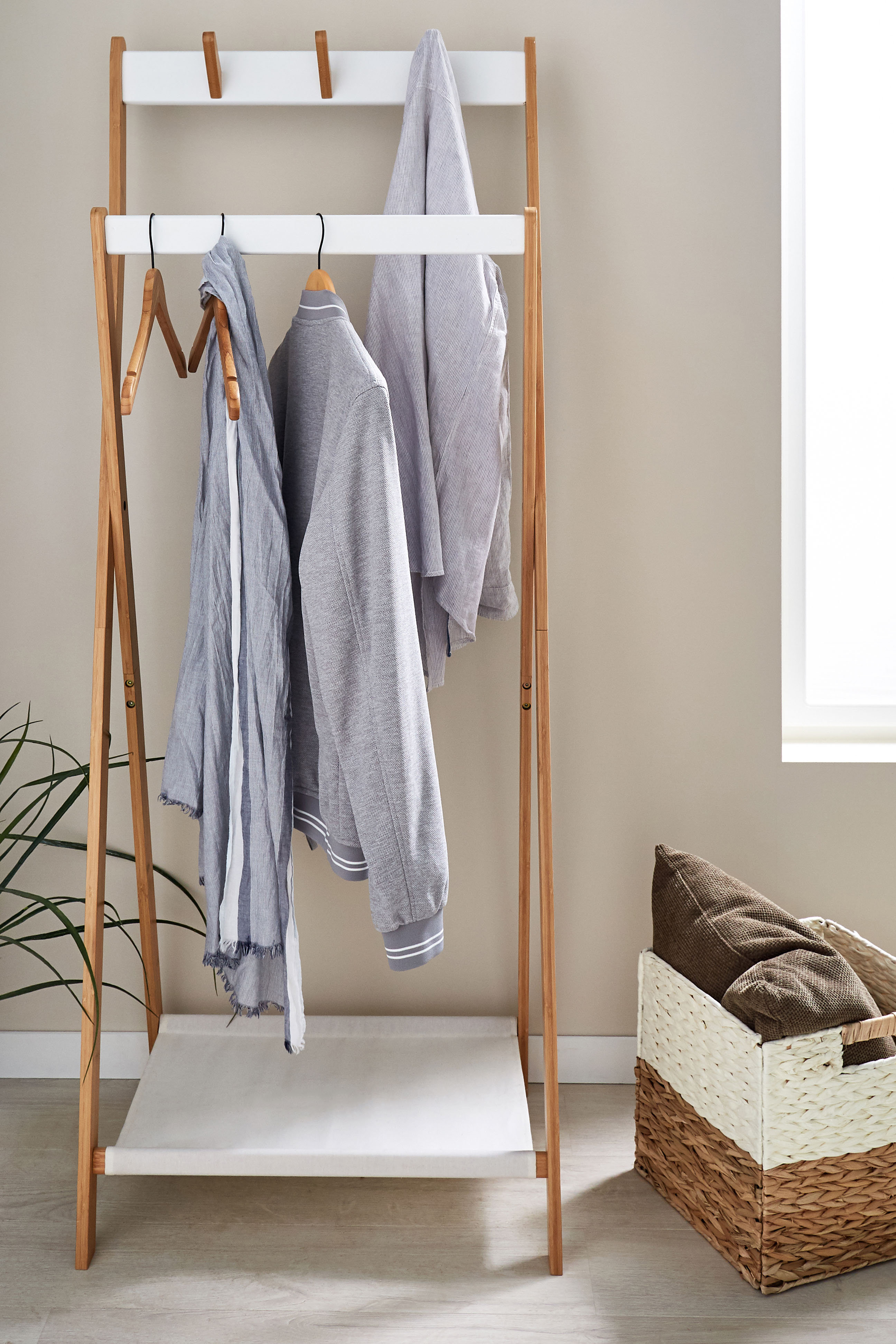 Ebern Designs Brecklyn 60Cm Clothes Racks Wayfair.co.uk