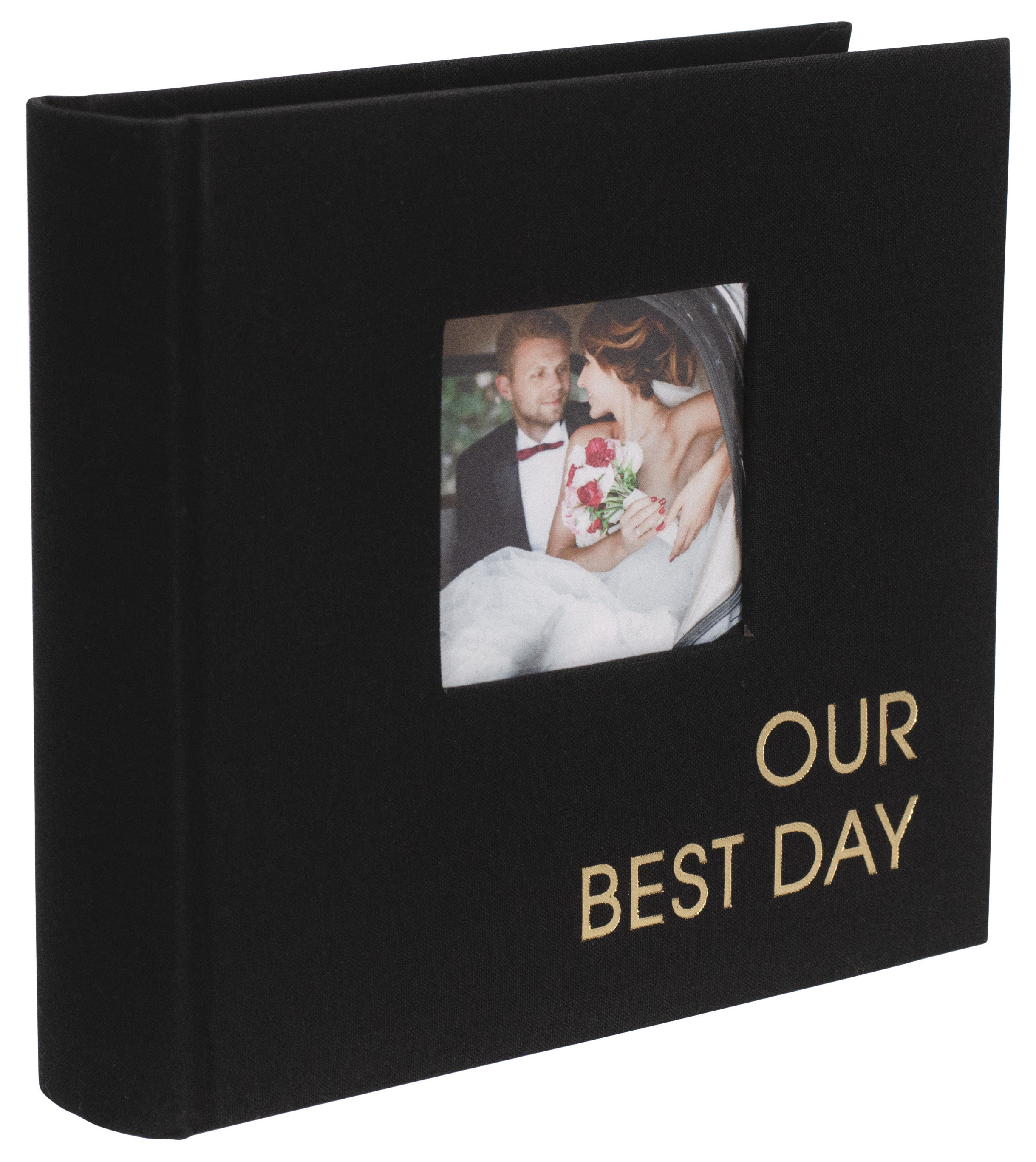 Trinx Best Day Black Fabric Album Wayfair