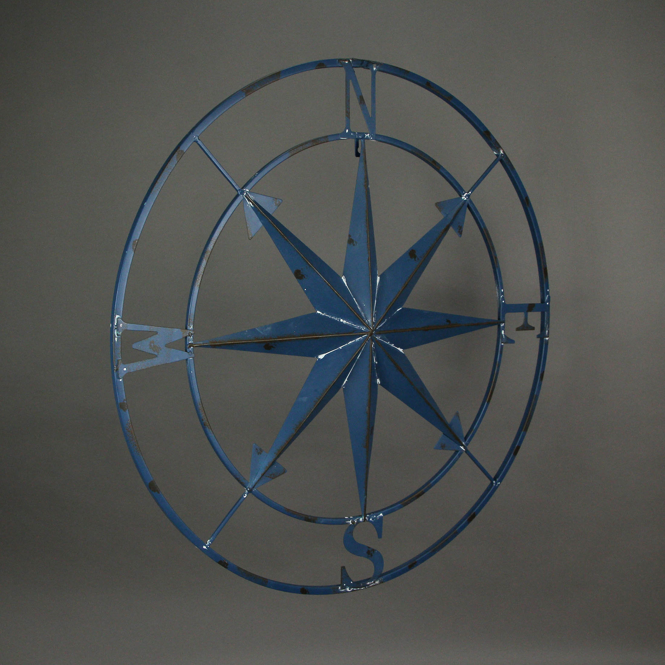 Longshore Tides Metal Compass Rose Wall Décor Wayfair