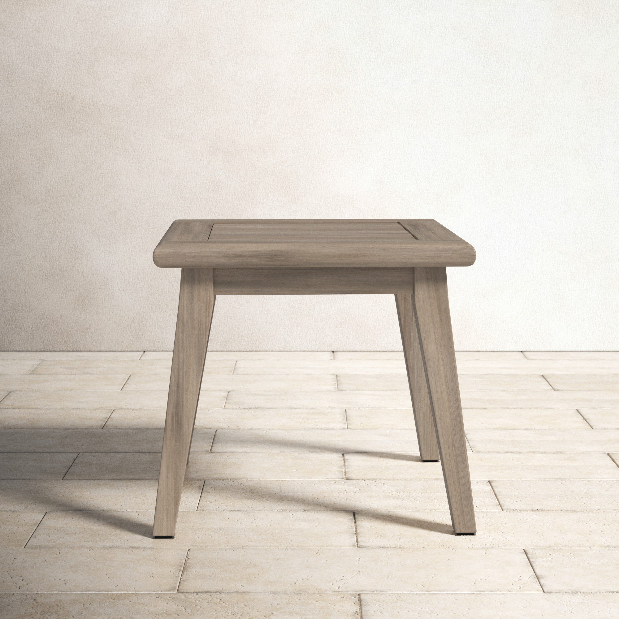 Birch Lane™ Maple Eucalyptus Outdoor Side Table & Reviews Wayfair