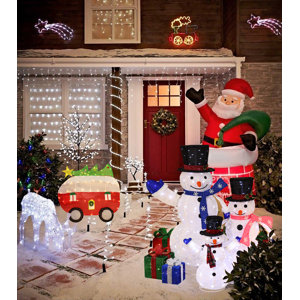 The Holiday Aisle® Snowman Family Lighted Display & Reviews | Wayfair