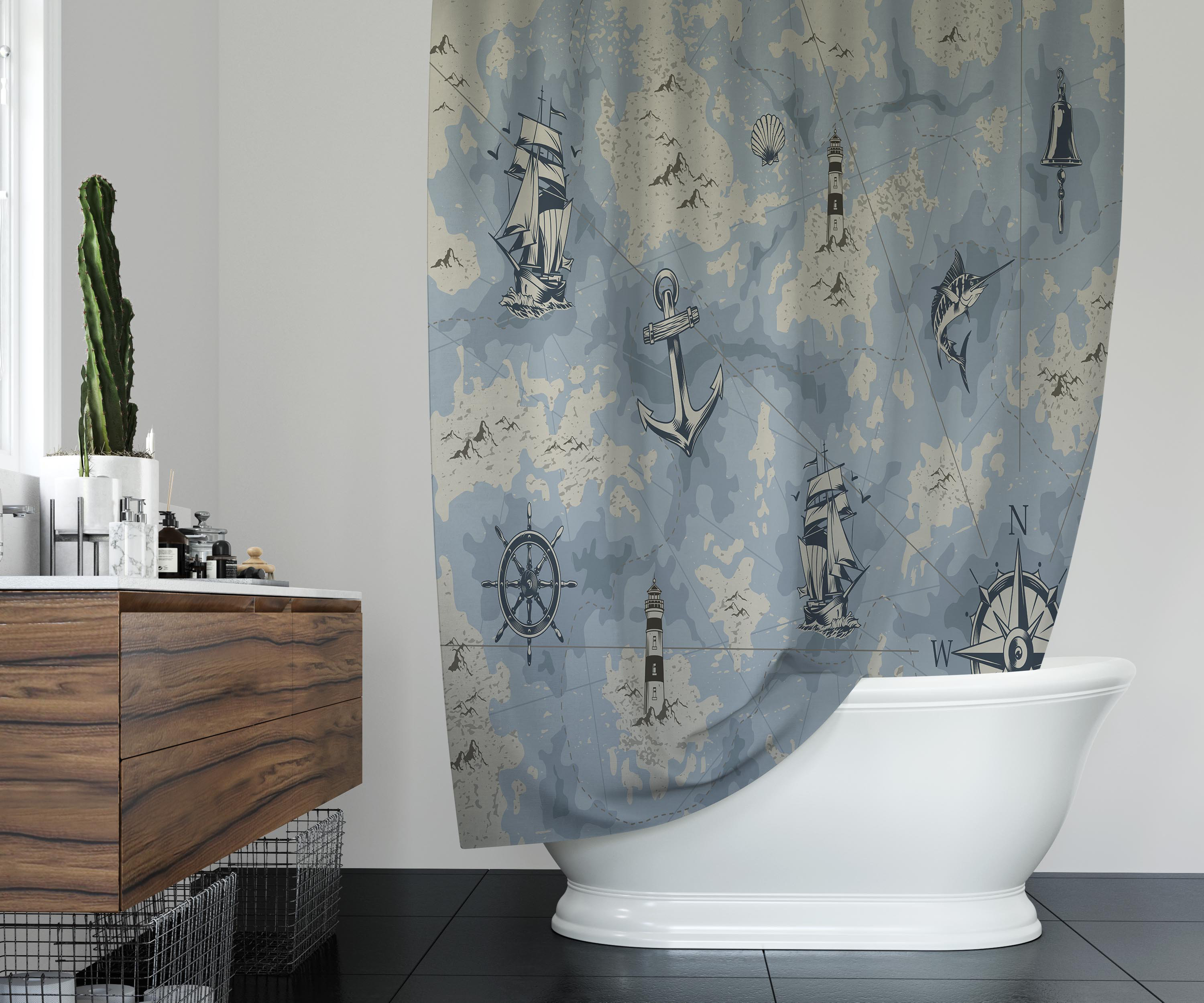 Longshore Tides Dunnes Single Shower Curtain Wayfair