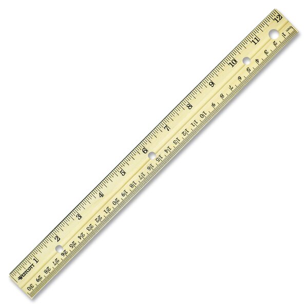 12 x Wood Ruler Student Rulers Wooden School Rulers Office Ruler Measuring Ruler 2 Scale 12 Inch and 30 cm New Released Fashion 