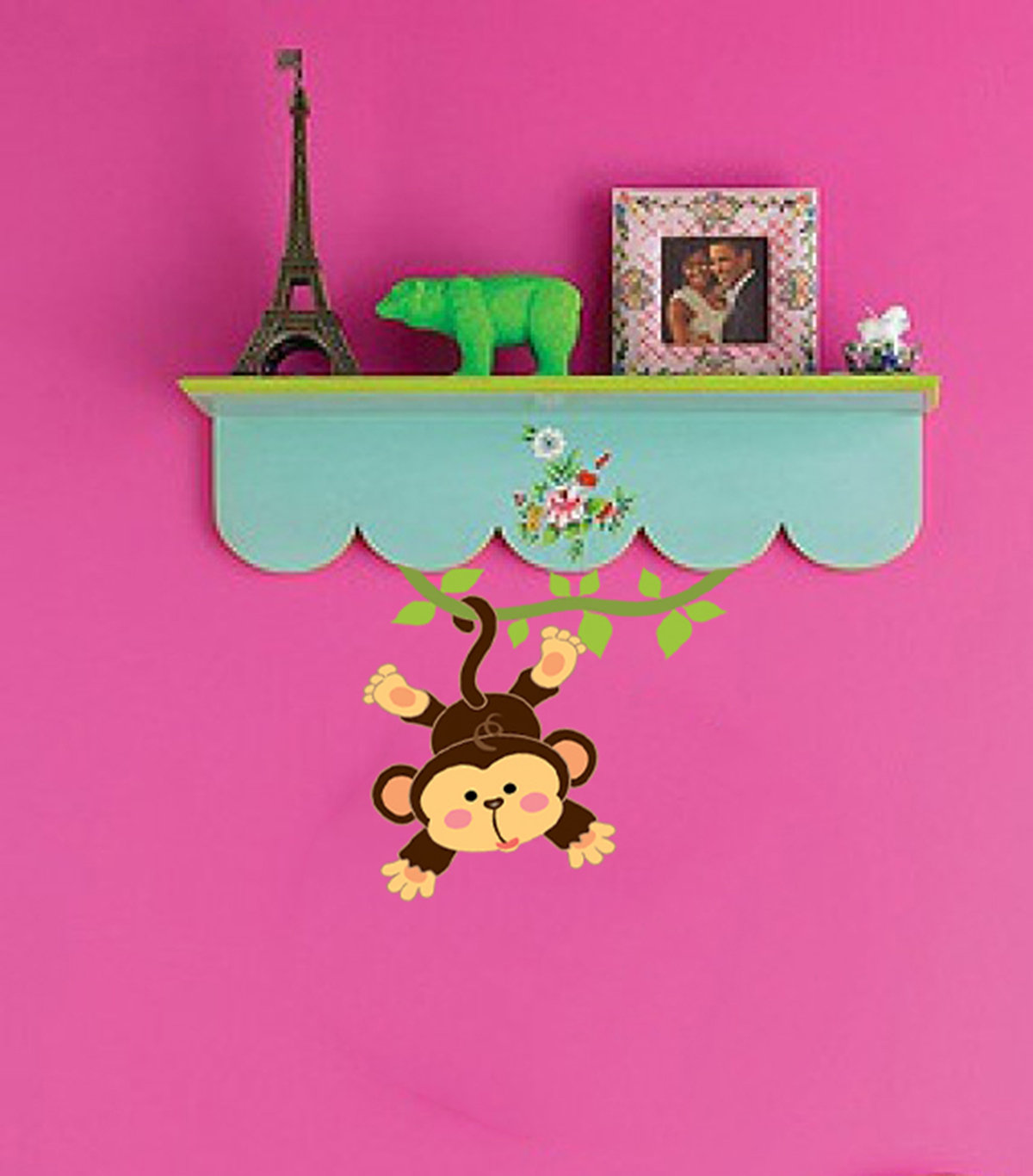 Isabelle & Max™ Baby Monkey Decal, Baby Monkey Sticker, Monkey Nursery