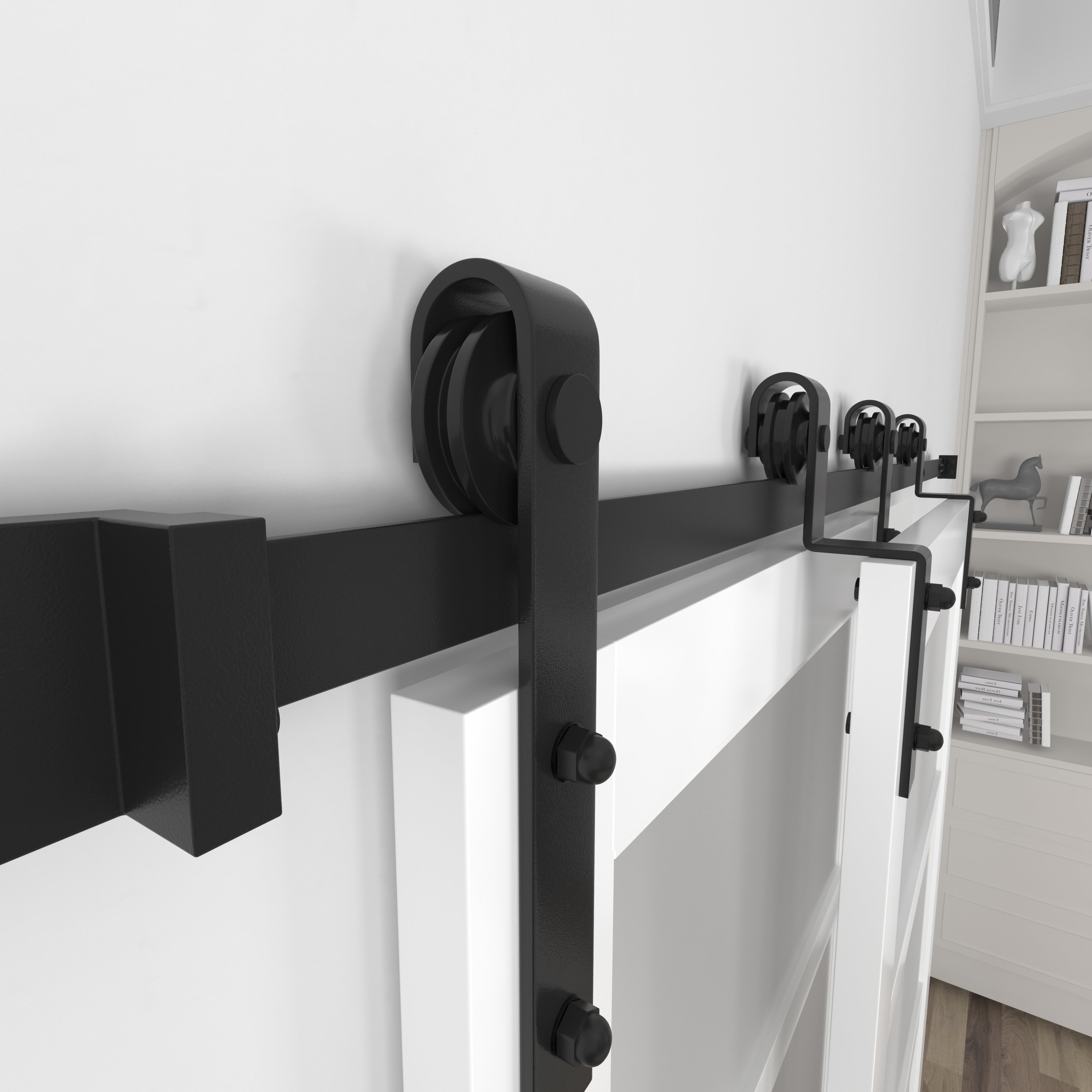 Double Bypass Barn Door Hardwarenull