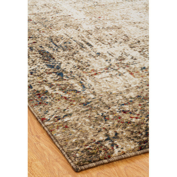 Williston Forge Hoddesd Performance Ivory Rug & Reviews | Wayfair
