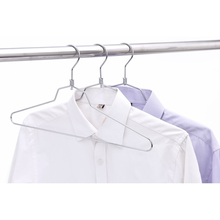 Hangerworld™ 16" Extra Strong 10 Gauge Silver Metal Wire Coat Clothes Hangers 