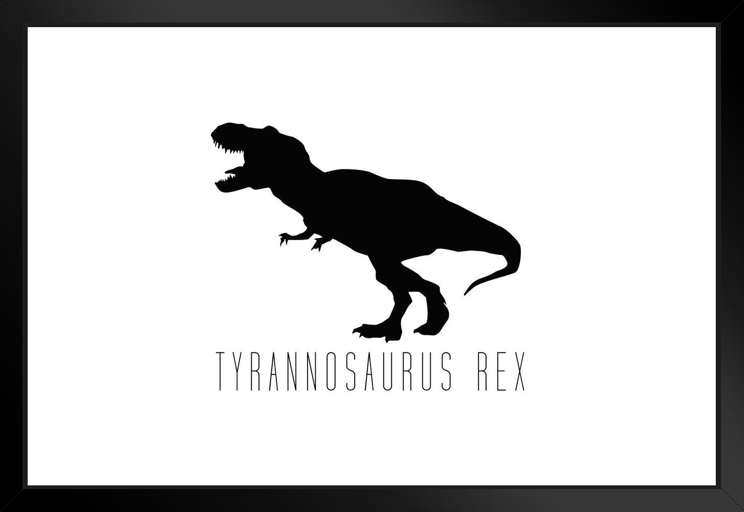 Trinx Dinosaur Tyrannosaurus Rex White Dinosaur Poster For Kids Room