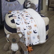 Baby Kids Comfort Soft Hugs Blanket Cute Bear Plush Stuffed Washable Smooth New 