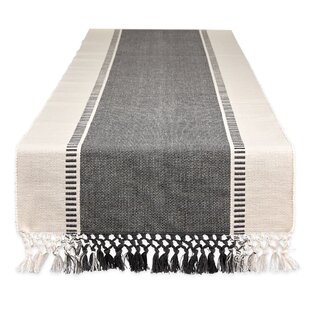Dena Indigo Stripe 14x70" Table Runner 100% Cotton Reversible MSRP $40 