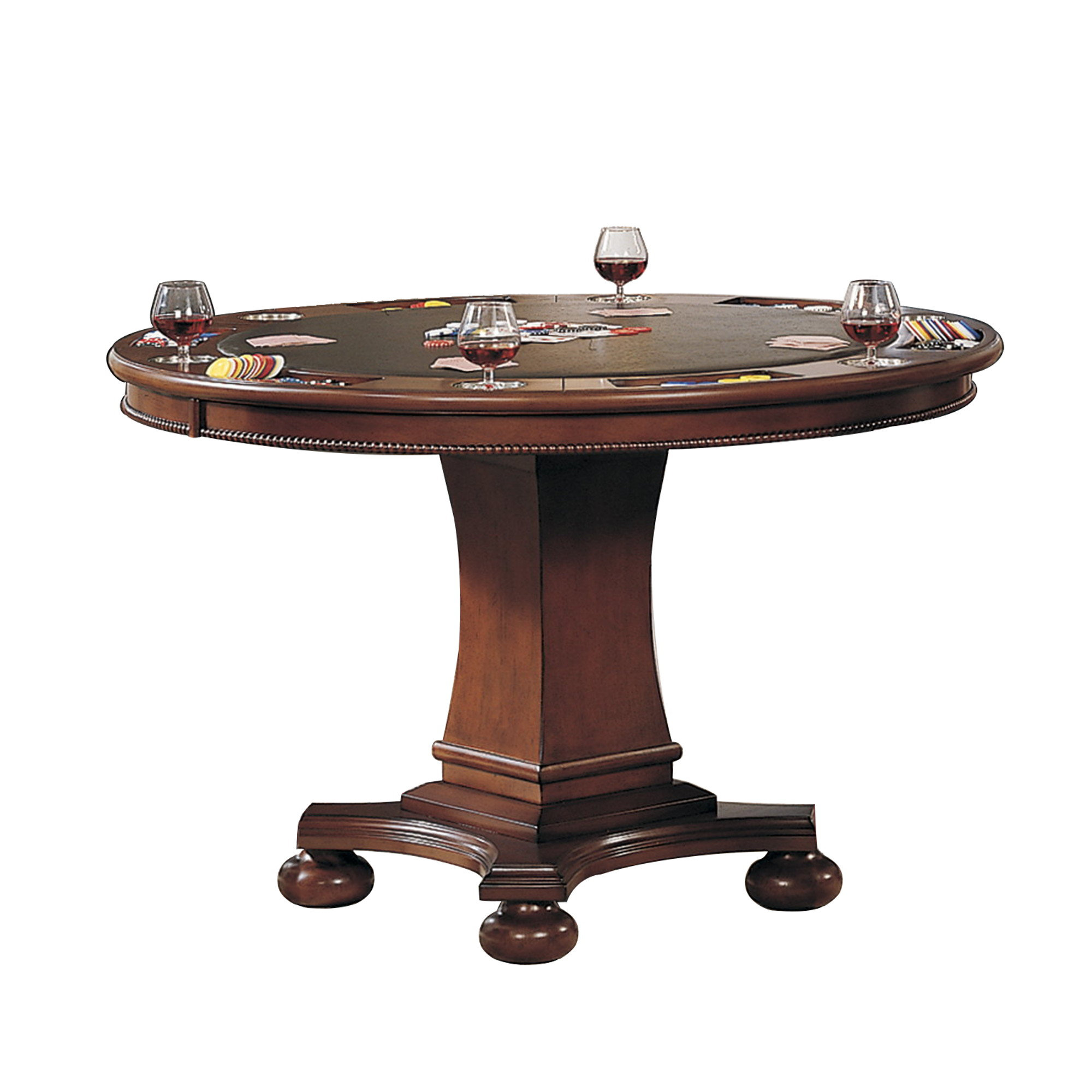 Sunset Trading Bellagio 48" 6 Player Birch Poker Table & Reviews