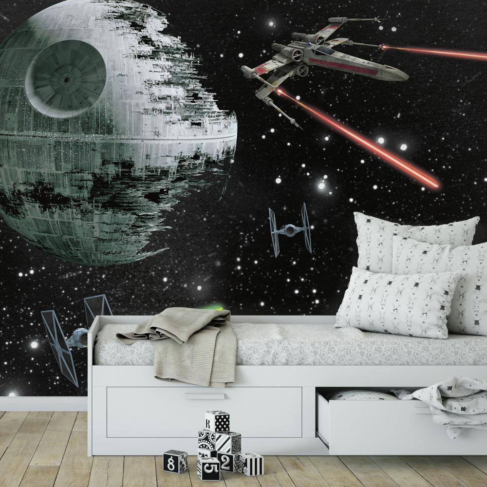 Star Wars Wandtattoo – Klassisches Design, Abziehbar & Rückstandsfrei Für Wände & Glatte Flächen