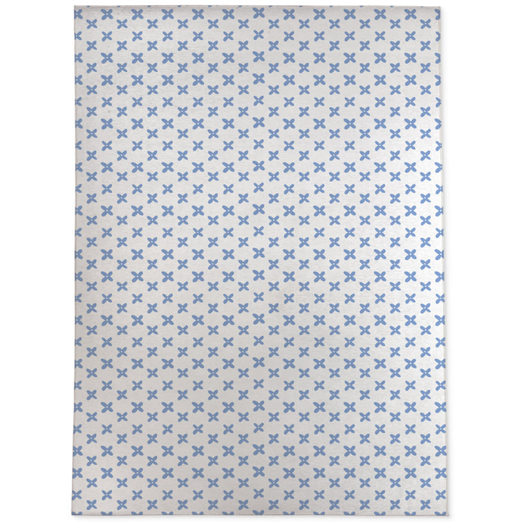 Charlton Home® Likins Performance Blue/Periwinkle Rug | Wayfair