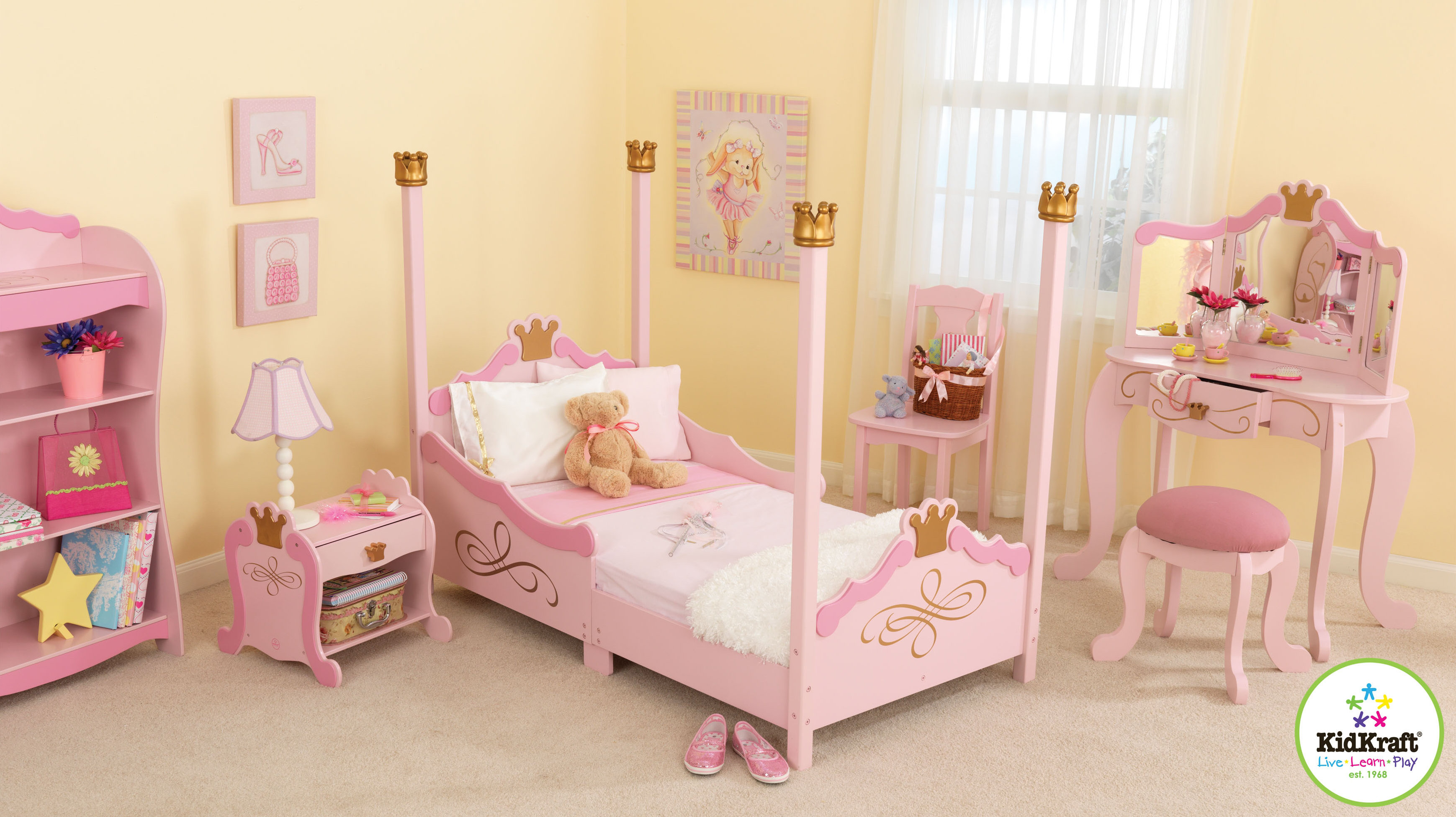 KidKraft Princess Toddler Four Poster 