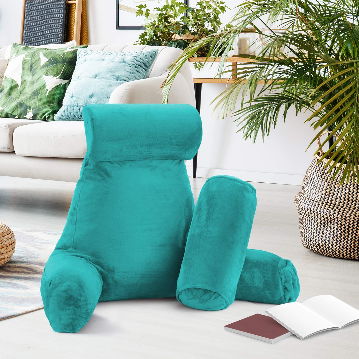 Best Choice Products Shredded Foam Reading Pillow Bedding ...