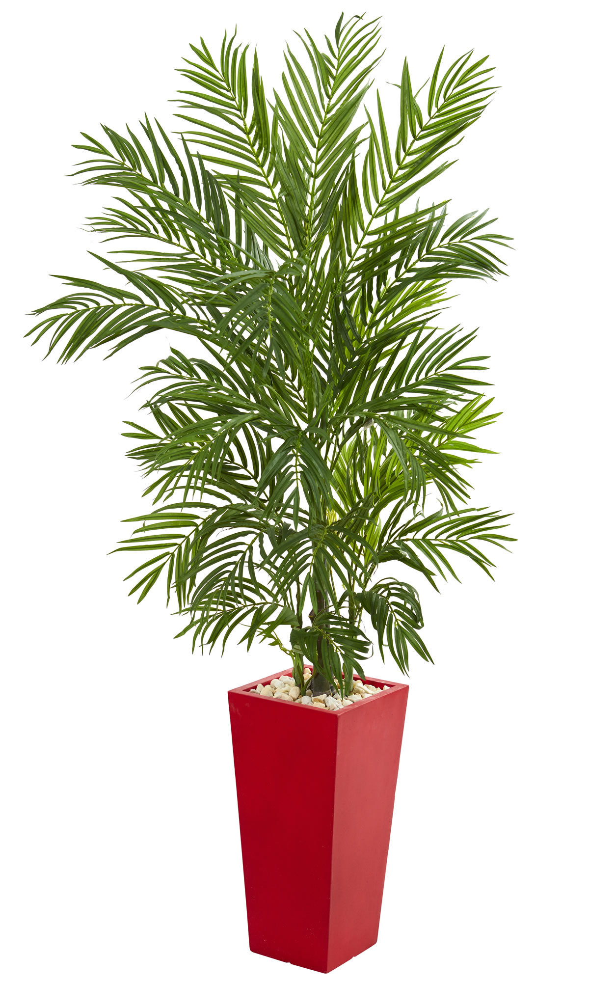 Bay Isle Home 66'' Faux Palm Tree in Ceramic Planter Wayfair