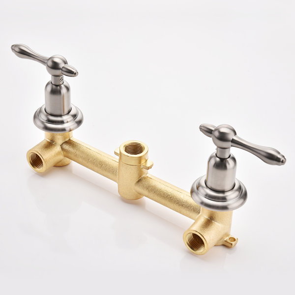 Kingston Brass Century 2-Handle Deck Mount Roman Tub Faucet In Oil - View #4