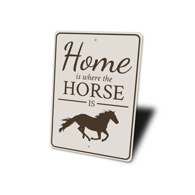 Beware Of Andalusian Horse Rustic Sign SignMission Classic Plaque Decoration 
