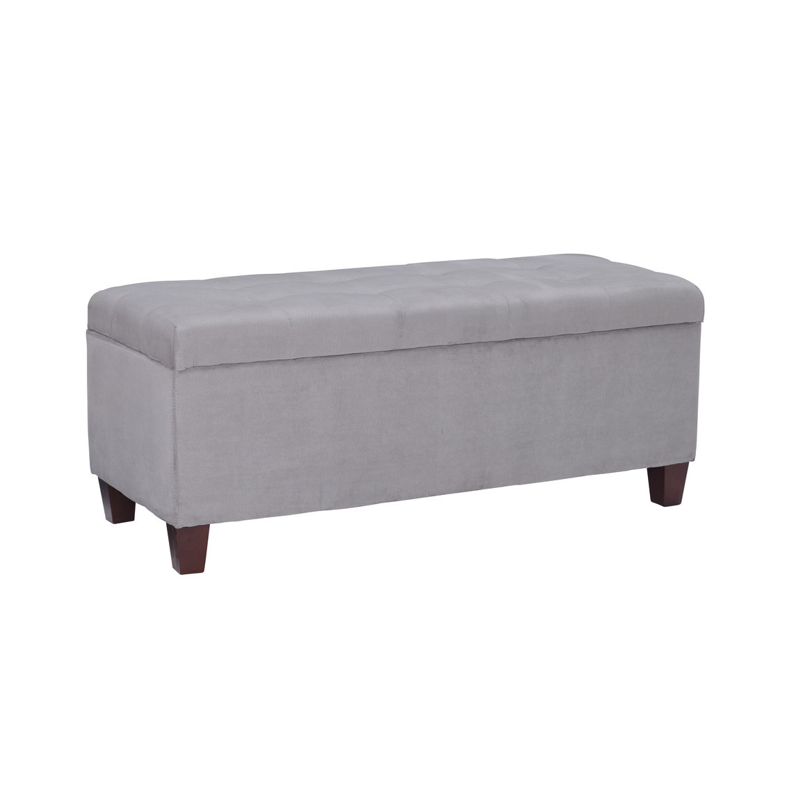 Ebern Designs Sofiamarie Velvet Flip Top Storage Bench Wayfair