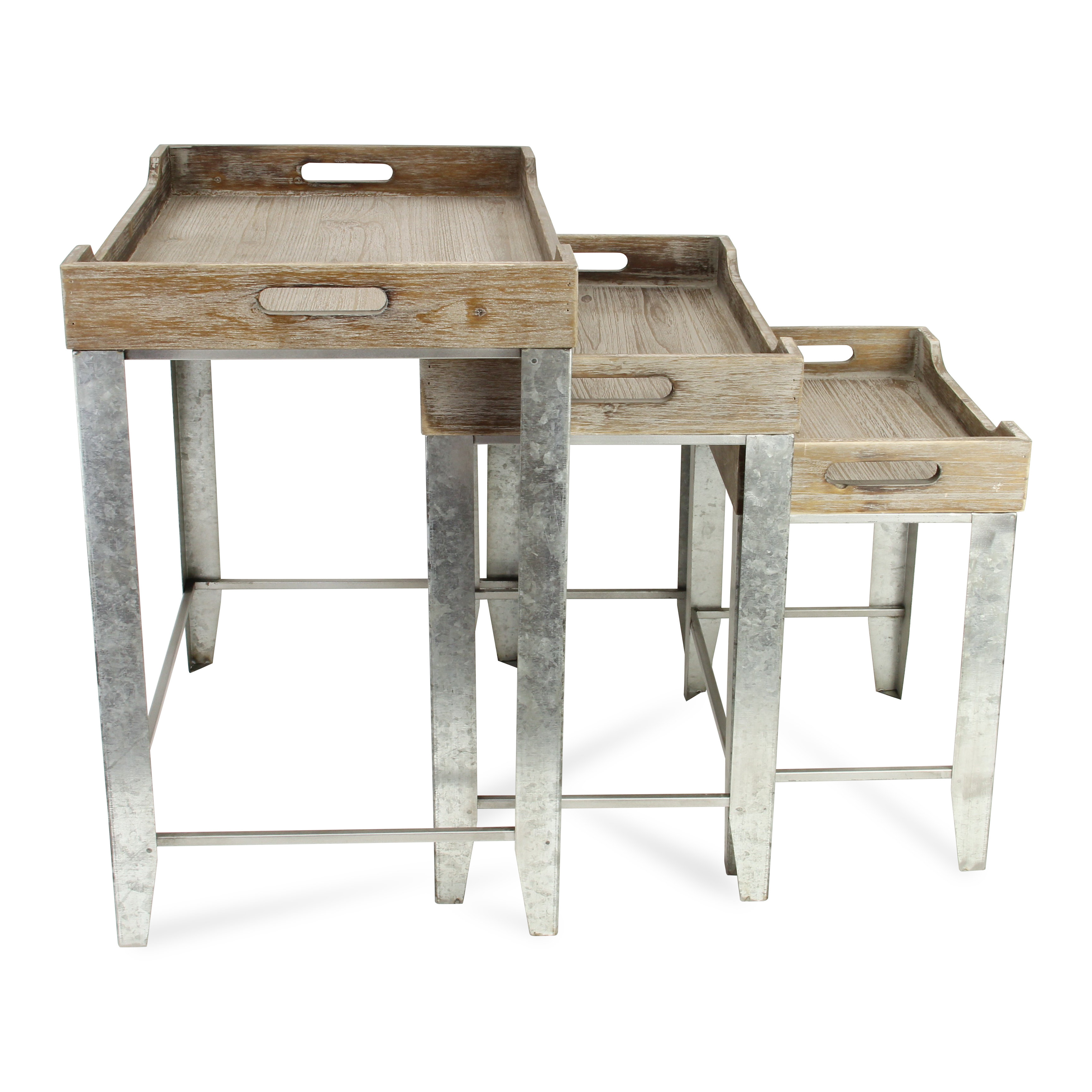 Gracie Oaks Proclus Tray Top Nesting Tables & Reviews Wayfair
