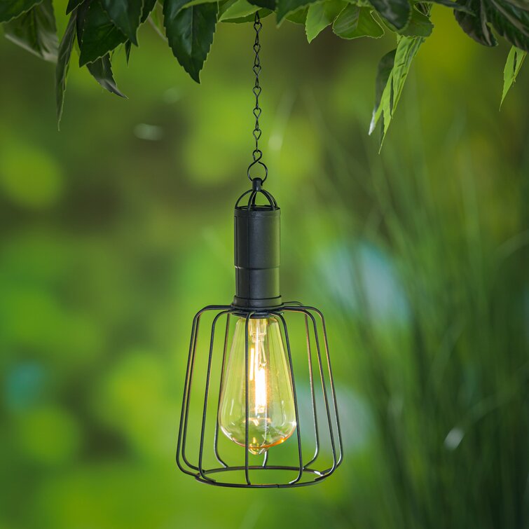 Green Solar Hanging Light Bulb 