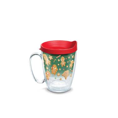 Clear 16 oz Tervis 1260648 Japanese Cherry Blossom Coffee Mug With Lid 
