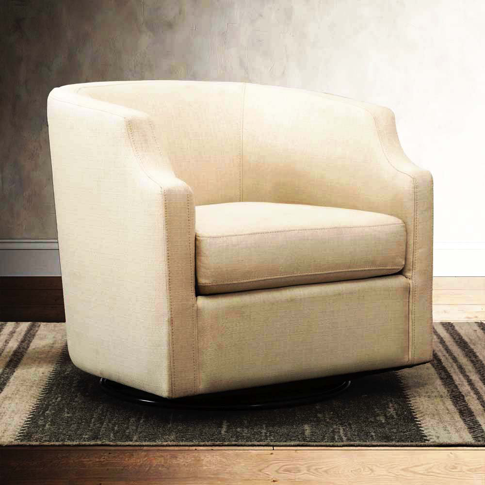 Wildon Home® Sky Blue Swivel Glider Barrel Chair Wayfair