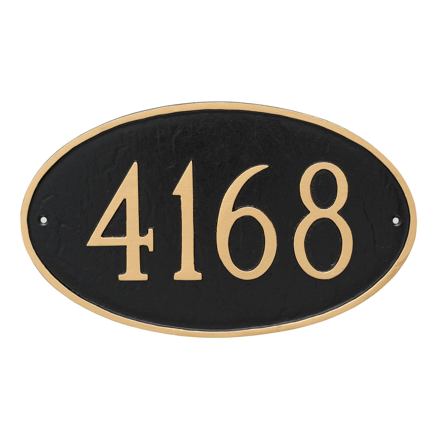 Montague Metal Products Classic Oval Address Plaque & Reviews Wayfair