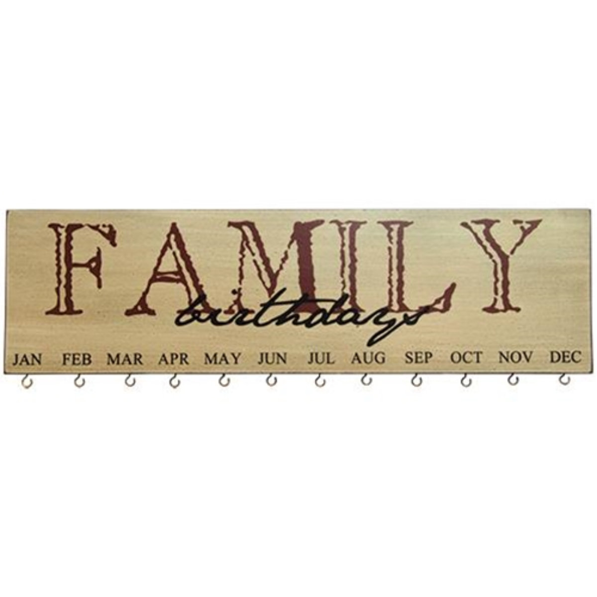 Gracie Oaks Family Birthday Wall Décor Wayfair
