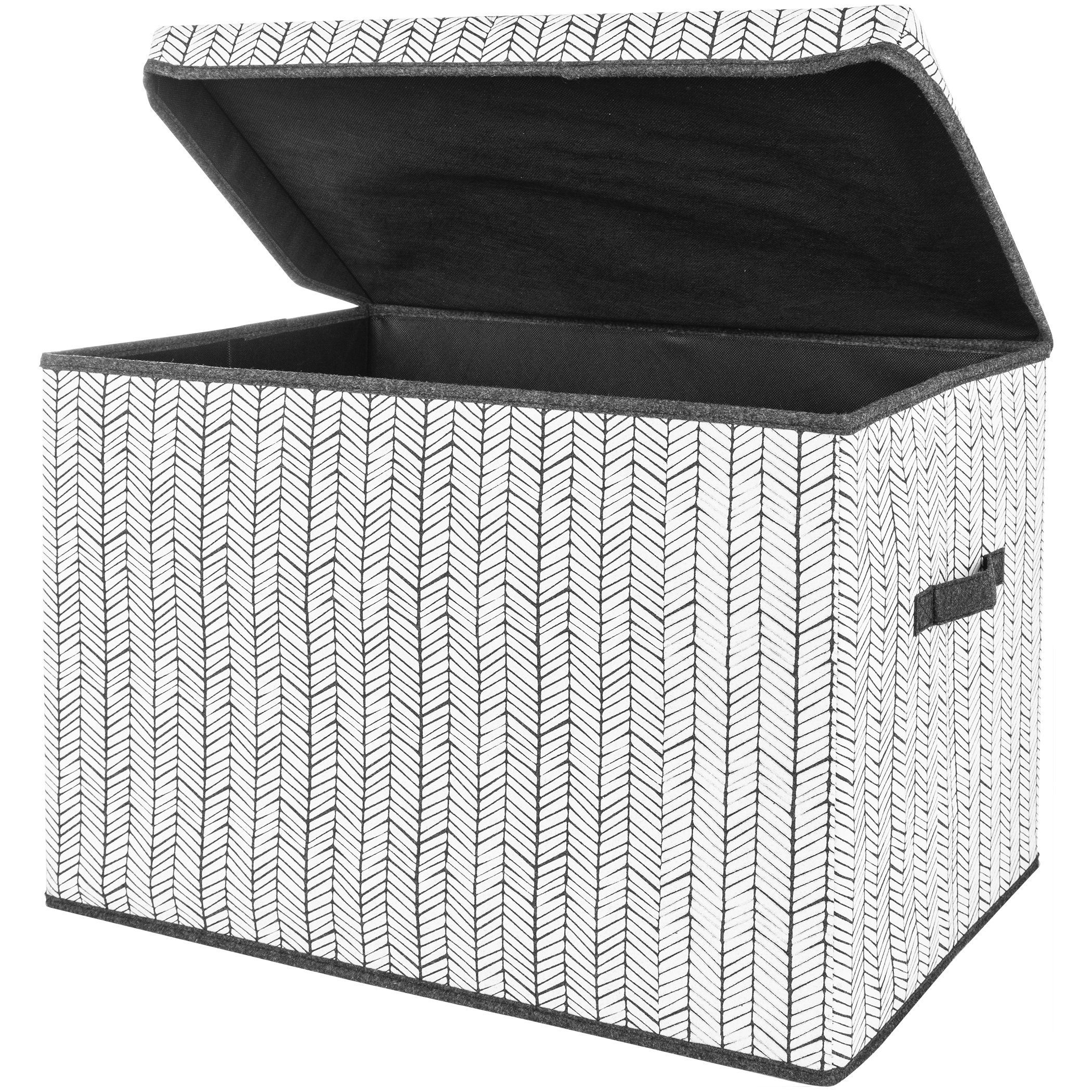 Isabelle & Max™ Valenza Herringbone Felt Toy Box By Isabelle & Max