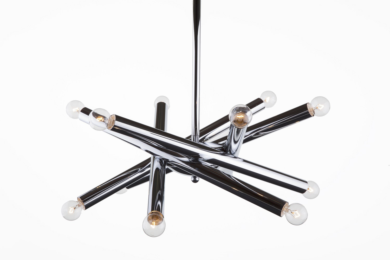 dCOR design 12 Light Sputnik Modern Linear Chandelier Wayfair