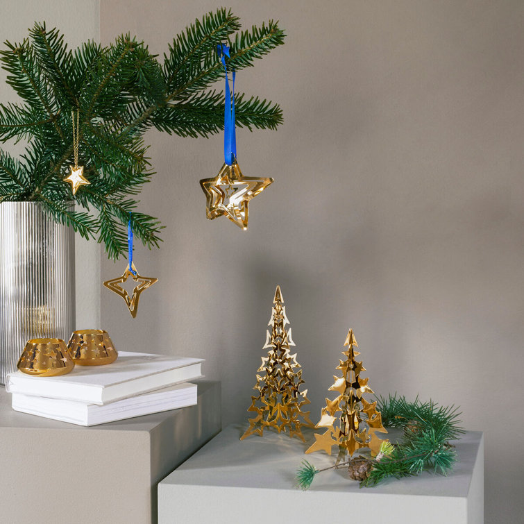 rødme Falde sammen tilstødende Georg Jensen Christmas Collectibles Five Point Star Holiday Shaped Ornament  | Perigold