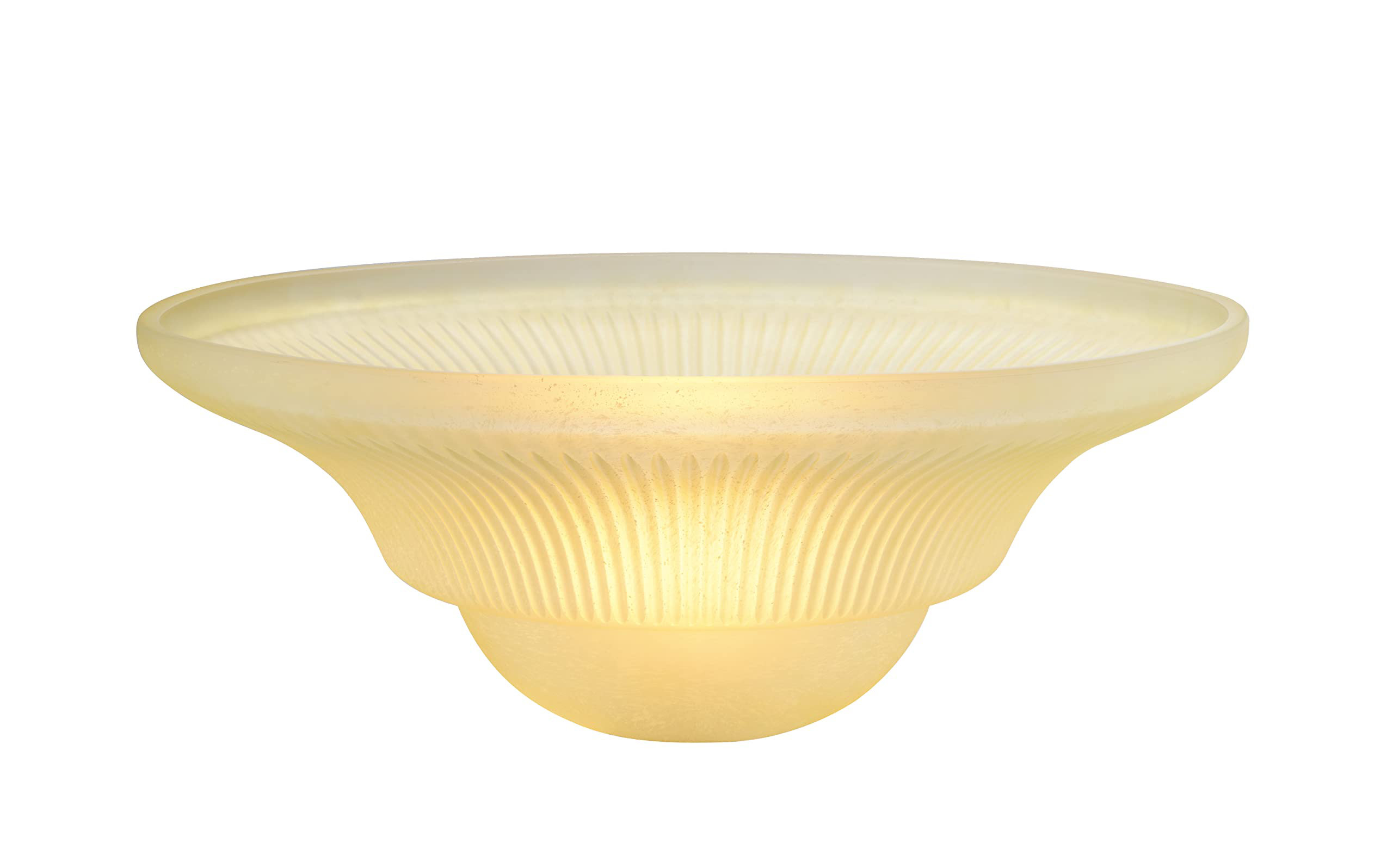 PEDIA 6.5'' H Glass Bowl Lamp Shade in Gold Wayfair Canada