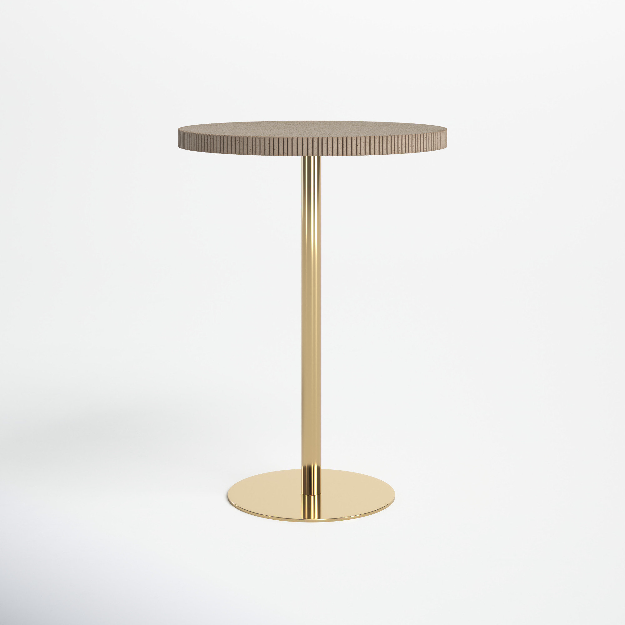 Joss & Main Round Marble Plant Table Wayfair