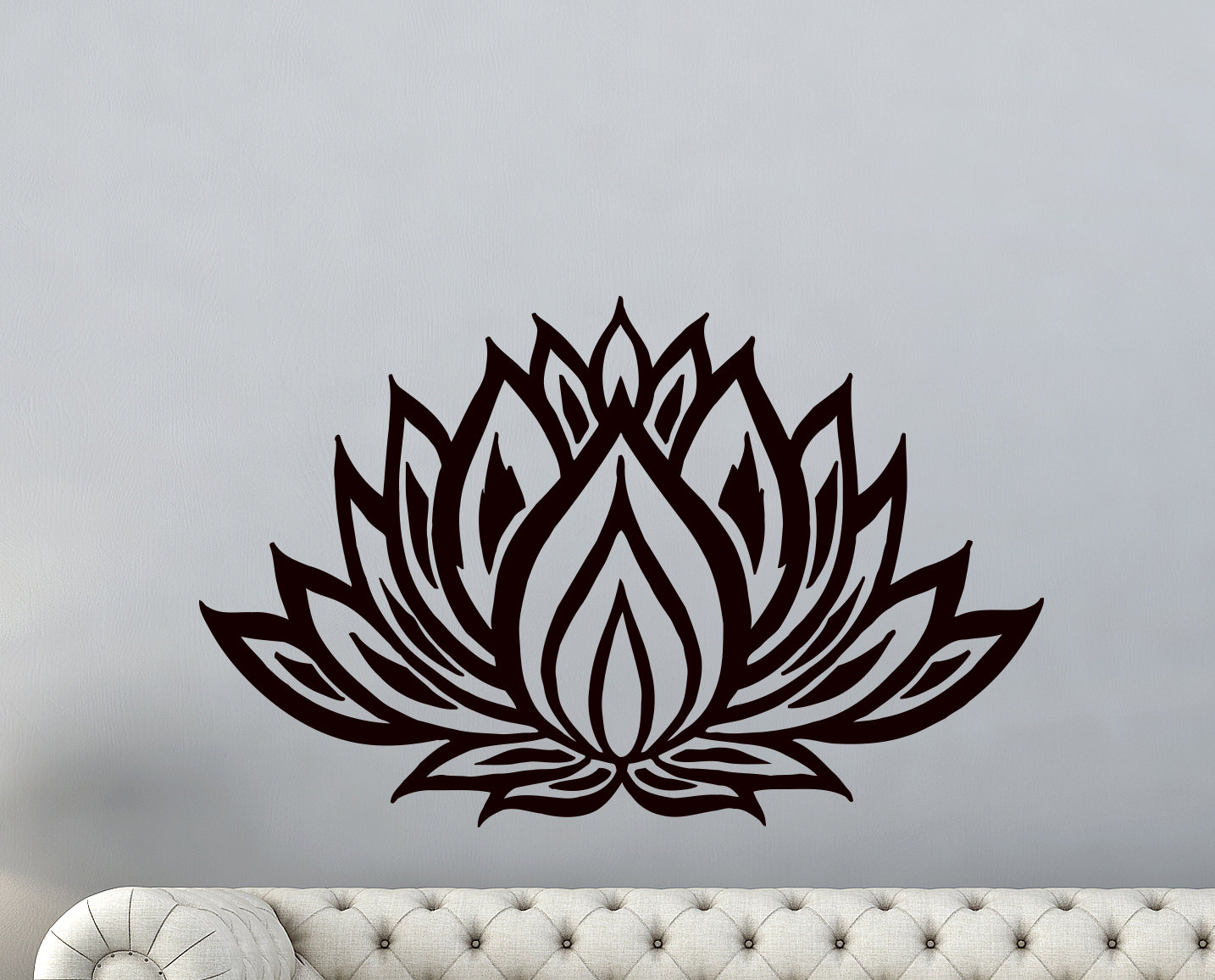 Dakota Fields Lotus Flower Yoga Studio Wall Decals Wayfair