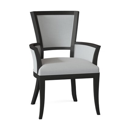Octavio Upholstered King Louis Back Arm Chair