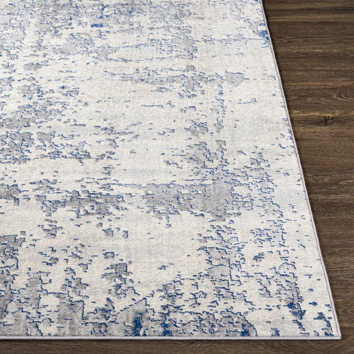 Trent Austin Design® Griffiths Performance Blue Rug & Reviews | Wayfair