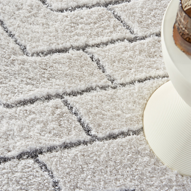 Foundry Select Coverty Performance Ivory Rug & Reviews | Wayfair