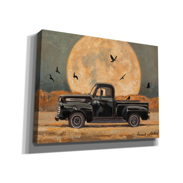August Grove® Harvest Moon by Bonnie Mohr - Wrapped Canvas Painting ...