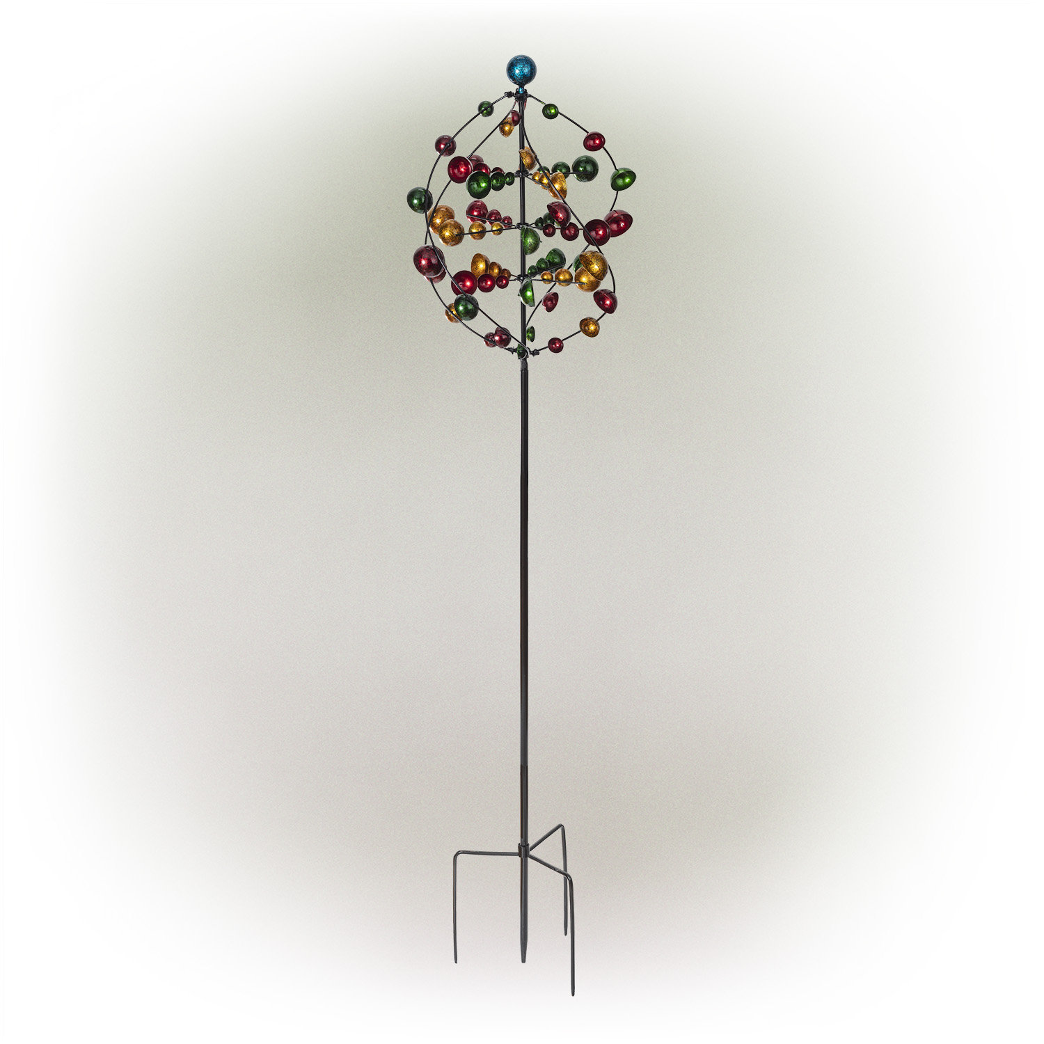Latitude Run® Gatwick Orbital Wind Spinner Garden Stake & Reviews Wayfair