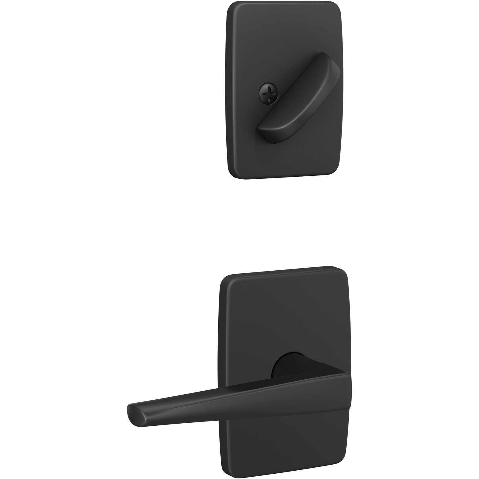 Schlage Eller/Greene 2Piece Trim Pack for FC58 Handlesets Matte