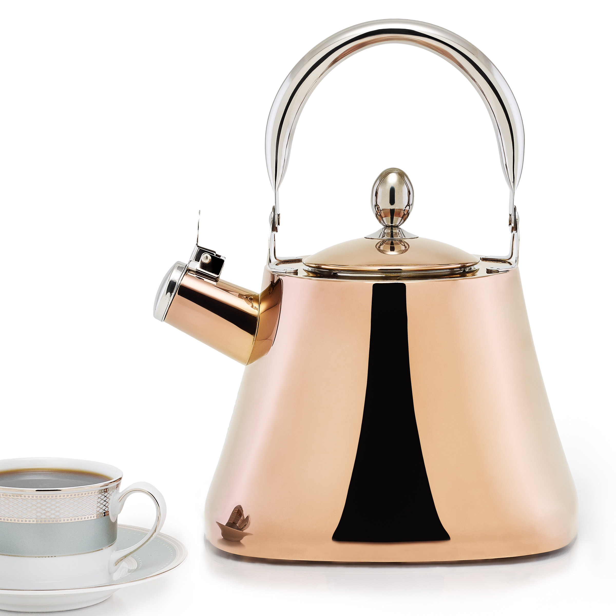 Old Dutch International 3.1 qt. Stainless Steel Whistling Stovetop