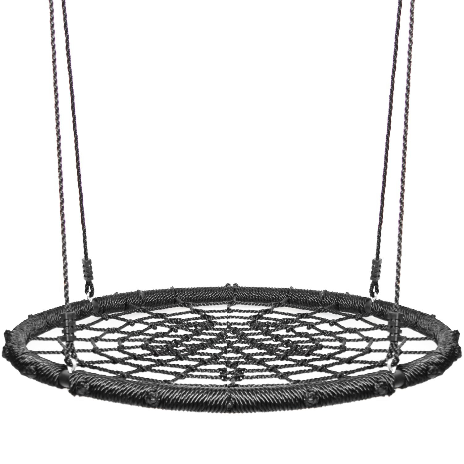 KhomoGear Khomo Gear Metal Black /Saucer Swing Swing Seat with